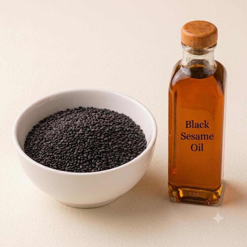 Black sesame seed oil